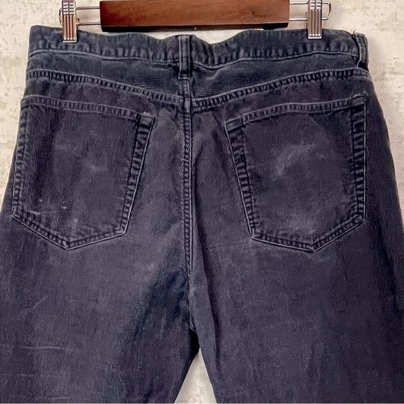 Vintage Mens J. CREW Corduroy Pants Classic 34 x 32 Gray 5 Pocket - Picture 7 of 13